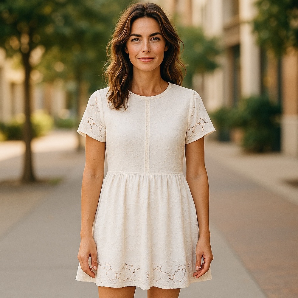 Altar’d State Eyelet‎ Lace Dress size M
